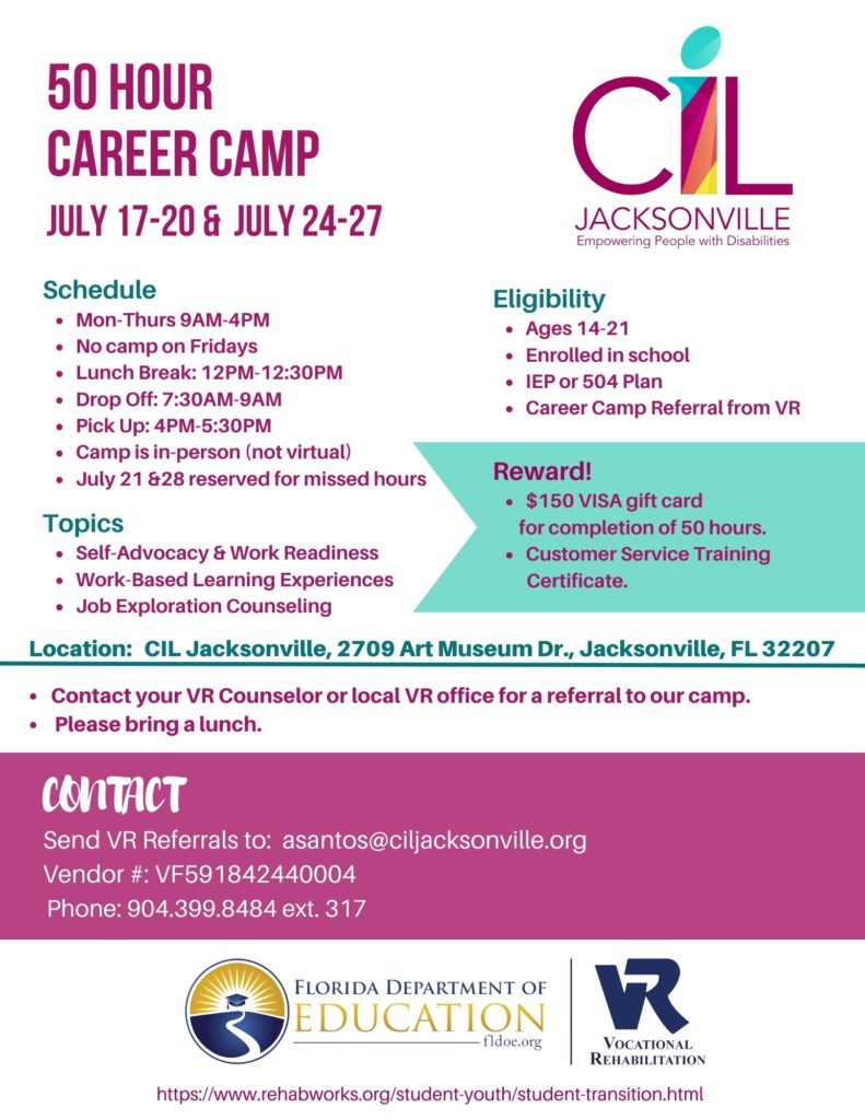 Youth Career Camp CIL Jacksonville