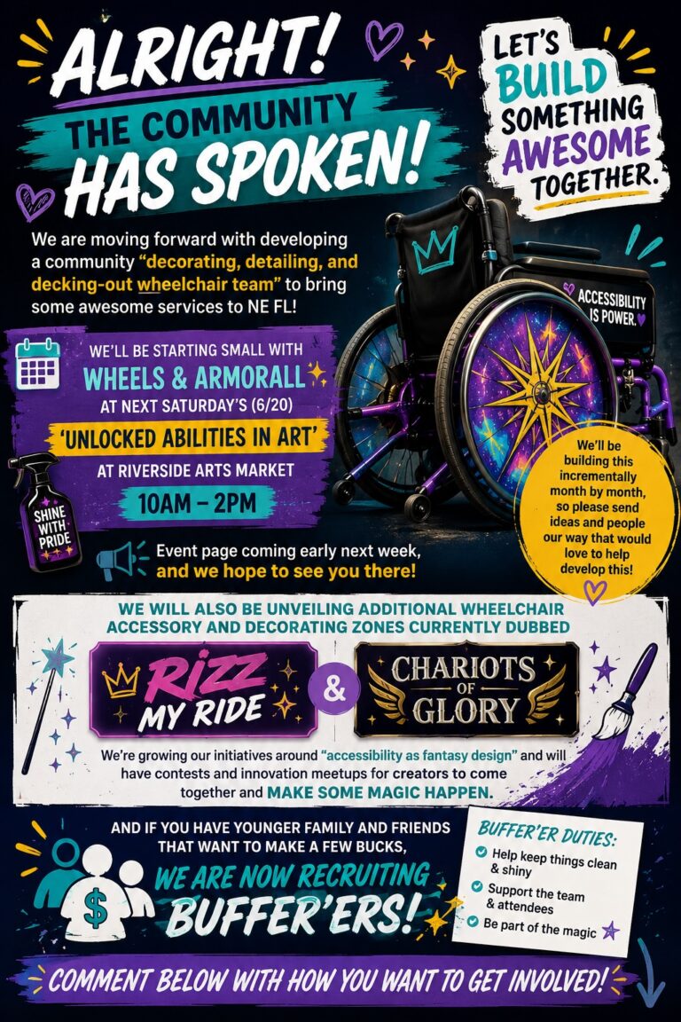 wheelchair buff flyer